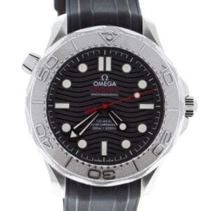 Seamaster Diver 300M Nekton ORF 1:1 Best Edition Black Dial on Black Rubber Strap A8806
