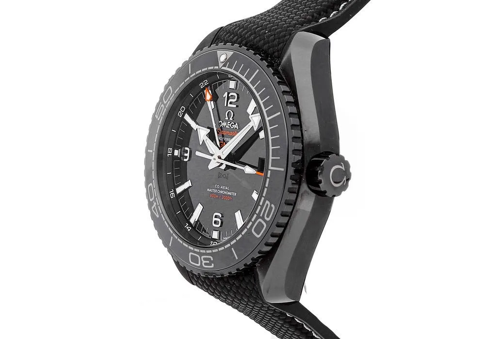 Planet Ocean 45.5mm Deep Black Real Ceramic VSF 1:1 Best Edition on Black Nylon Strap A8906 Super Clone - Image 3