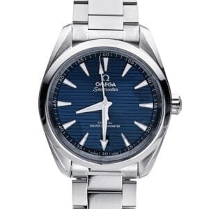 Aqua Terra 150M Master Chronometers VSF 1:1 Best Edition Deep Blue Dial Silver Hand on SS Bracelet A8900 Super Clone