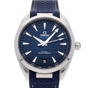 Aqua Terra 150M Master Chronometers VSF 1:1 Best Edition Blue Dial on Blue Rubber Strap A8900