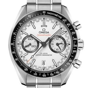 Speedmaster Moonwatch OMF 1:1 Best Edition White Dial Black Hand on SS Bracelet A9900