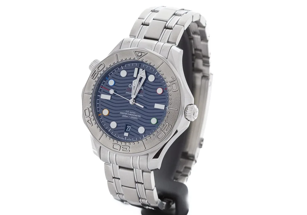Seamaster 300m Winter 2022 SS ORF 1:1 Best Edition Bue Dial on SS Bracelet A8800 - Image 3