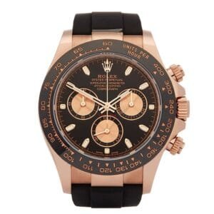 Daytona 116515 RG Clean Factory 1:1 Best Edition Black Ceramic Bezel Black Stick Dial on Oysterflex Rubber Strap A4130