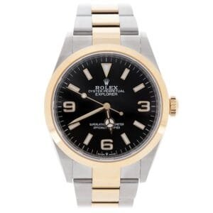 Explorer 124273 36mm 904L Steel GMF 1:1 Best Edition Black Dial on SS/YG Bracelet VR3230