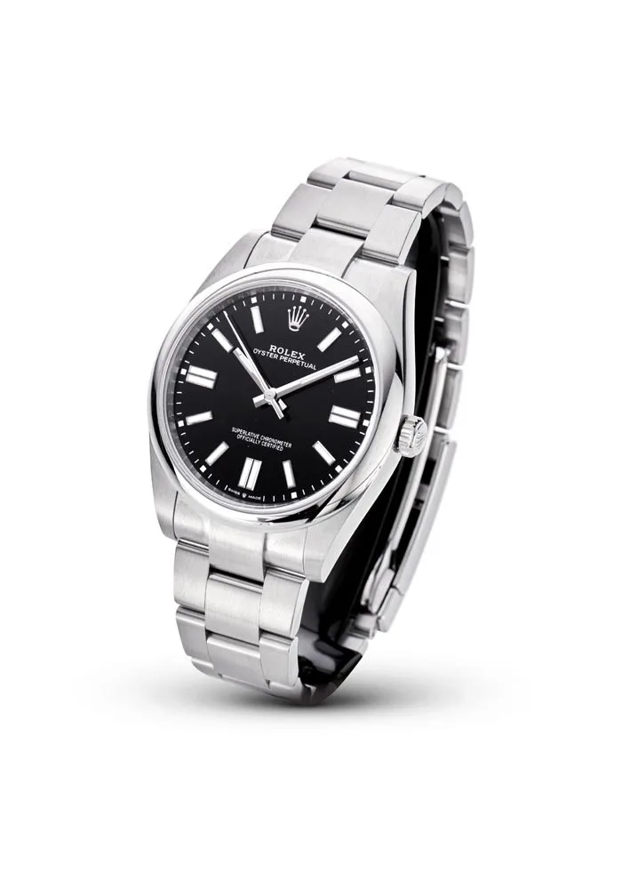 Oyster Perpetual 41mm 124300 GMF 1:1 Best Edition 904L Steel Black Dial on SS Bracelet VR3230 V2 - Image 3