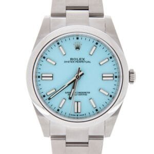 Oyster Perpetual 41mm 124300 GMF 1:1 Best Edition 904L Steel Tiffany Blue Dial on SS Bracelet VR3230 V2