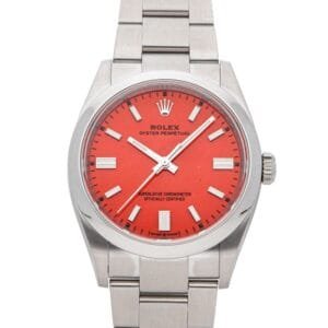 Oyster Perpetual 36mm 126000 GMF 1:1 Best Edition 904L Steel Red Dial on SS Bracelet VR3230 V2