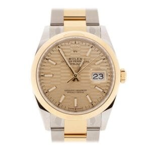 DateJust 36 SS/RG 126203 BPF 1:1 Best Edition Glod Dial on Oyster Bracelet A2824