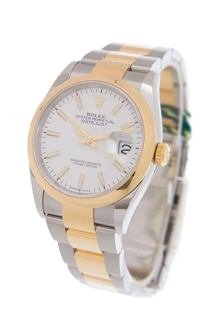 DateJust 36 SS/RG 126203 BPF 1:1 Best Edition White Dial on Oyster Bracelet A2824 - Image 3