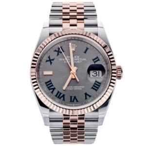 DateJust 36 SS 126231 904L SS/RG VSF 1:1 Best Edition Wimbledon Dial on Jubilee Bracelet VS3235