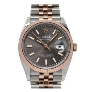 DateJust 36 SS 126231 VSF 1:1 Best Edition 904L Steel Gray Stick Dial on SS/RG Jubilee Bracelet VS3235