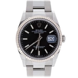 DateJust 36 SS 126234 VSF 1:1 Best Edition 904L Steel Black Stick Dial on Oyster Bracelet VS3235