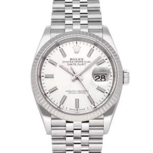 DateJust 36 SS 126234 VSF 1:1 Best Edition 904L Steel White Dial on Jubilee Bracelet VS3235