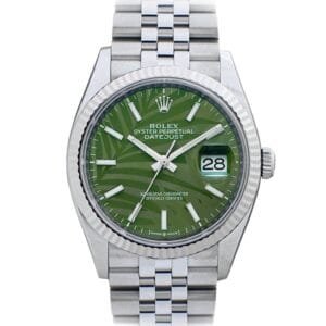 DateJust 36 SS 126234 VSF 1:1 Best Edition 904L Steel Green Leaf Dial on Jubilee Bracelet VS3235