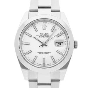 DateJust 41 126300 904L SS VSF 1:1 Best Edition White Dial on Oyster Bracelet VS3235