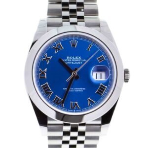 DateJust 41 SS VSF 1:1 Best Edition 904L Steel Blue Roman Dial on Jubilee Bracelet VS3235