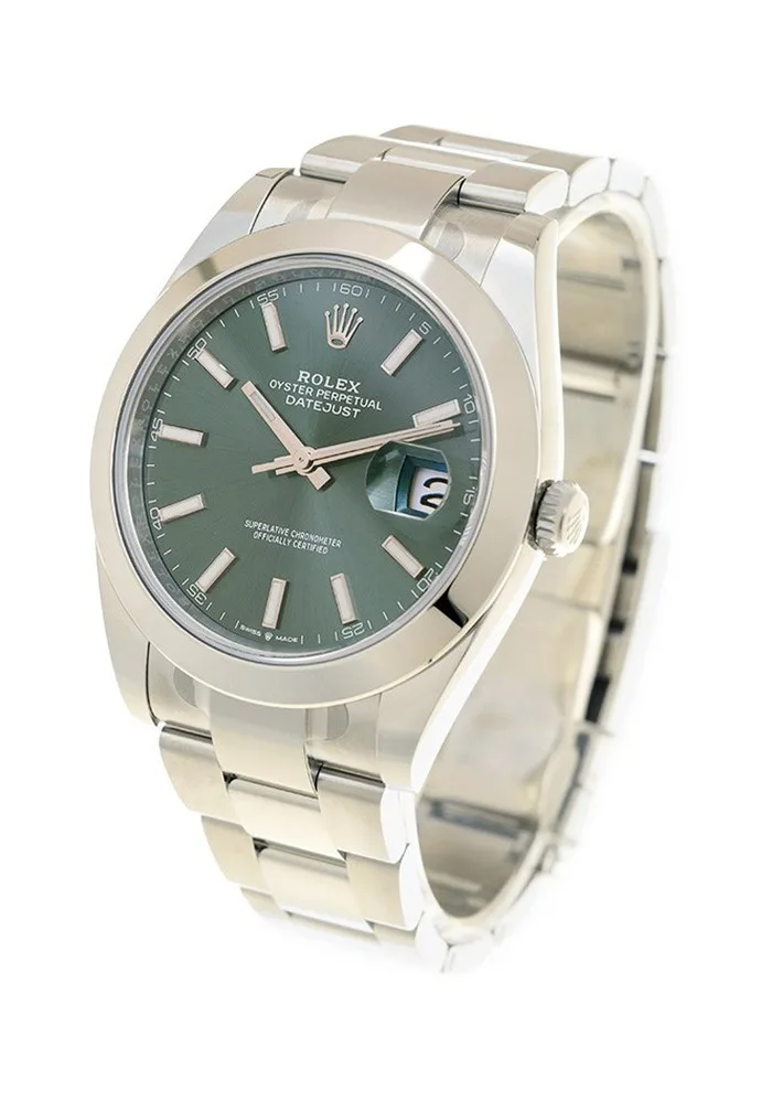 DateJust 41 126300 904L SS VSF 1:1 Best Edition Green Dial on Oyster Bracelet VS3235 - Image 3