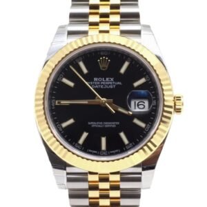 DateJust 41 126333 904L SS/YG VSF 1:1 Best Edition Black Dial on Jubilee Bracelet VS3235