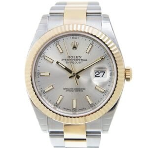 DateJust 41 126333 Best Edition YG Silver Dial Stick Markers on Oyster Bracelet VS3235