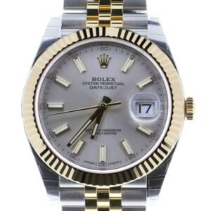 DateJust 41 126333 Best Edition YG Silver Dial Stick Markers on Jubilee Bracelet VS3235