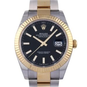 DateJust 41 126333 904L SS/YG VSF 1:1 Best Edition Black Dial on Oyster Bracelet VS3235