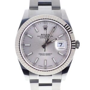 DateJust 41 126334 904L SS VSF 1:1 Best Edition Fluted Bezel Silver Dial on Oyster Bracelet VS3235