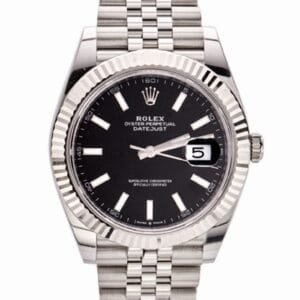 DateJust 41 126334 904L SS VSF 1:1 Best Edition Black Dial on Jubilee Bracelet VS3235
