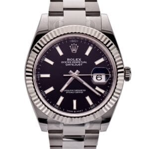 DateJust 126334 904L SS Clean Factory Best Edition Black Dial on Oyster Bracelet S3235