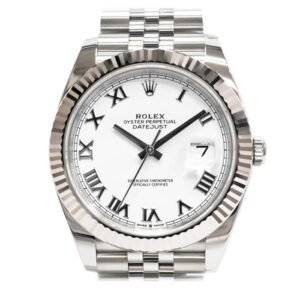 DateJust 41 SS 126334 VSF Best Edition 904L Steel White Dial Roman Markers on Jubilee Bracelet VS3235