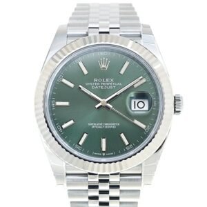 DateJust 41 126334 Clean 1:1 Best Edition 904L Steel Mint Green Dial on Jubilee Bracelet VR3235