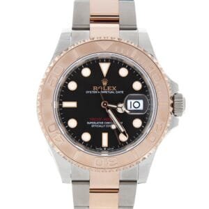 YachtMaster 126621 SS/RG VSF 1:1 Best Edition Black Dial On SS/RG Bracelet VS3235