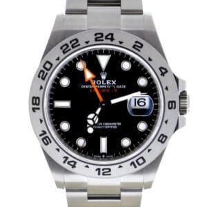 Explorer II 42mm 226570 Black 904L SS V2 GMF 1:1 Best Edition Black Dial on Bracelet Super Clone SH3285