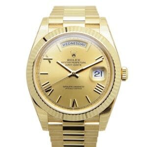 Day Date 40 YG 904L Steel GMF 1:1 Best Edition YG Dial on YG Bracelet A2836