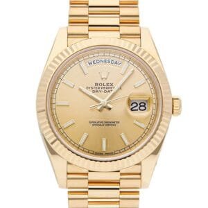 Day Date 40 YG 904L Steel GMF 1:1 Best Edition YG Dial on YG Bracelet A2836