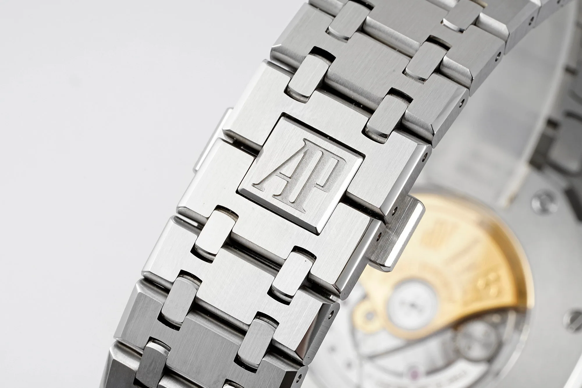 Royal Oak 41mm 15400 SS APSF 1:1 Best Edition Black Textured Dial on SS Bracelet A3120 Super Clone - Image 5