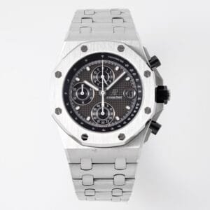 Royal Oak Offshore 42mm SS APF 1:1 Best Edition Gray Dial on SS Bracelet A4404
