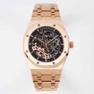 Royal Oak 41mm Openworked 15407 RG APSF 1:1 Best Edition on RG Bracelet A3132